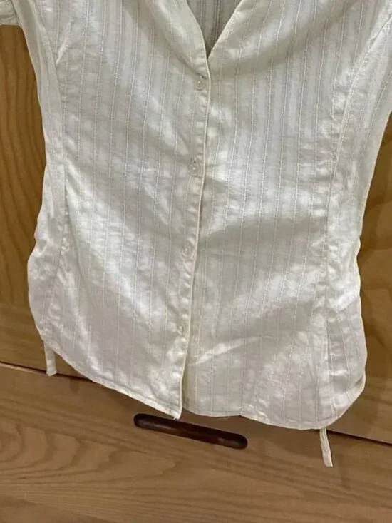 White Short Sleeve Shirt - Picture 3 of 3